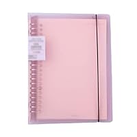 Amazon | QQZSG リングノート A5 ルーズリーフ手帳 20穴 合金